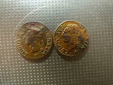 lot 2 liards 1783w et 1786w