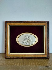 Cadre En Bois Et Plaque En Argent  Femme Rose Les Décors Du Galion Art Nouveau 
