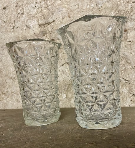 Paire vases anciens en - de,