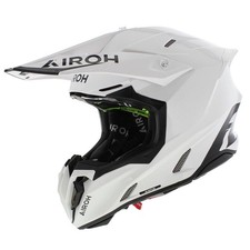 Casque Airoh Twist 3.0 MX couleur blanc brillant