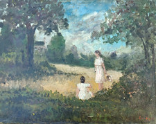 huile sur toile signée