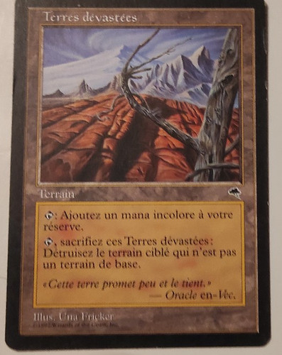 Mtg terres dévastées - mtg, –