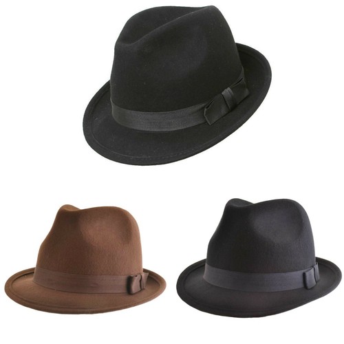 Chapeau trilby feutre style - chapeau,
