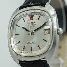 *NEAR MINT* Vintage OMEGA De Ville f300Hz Chronometer Cal.1250 Electronic Qz Men