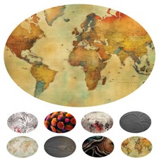 Tapis Salon Pièce Lit Ovale