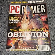 PC gamer Magazine March 2005 V12no5 Elder Scrolls IV Oblivion Cover