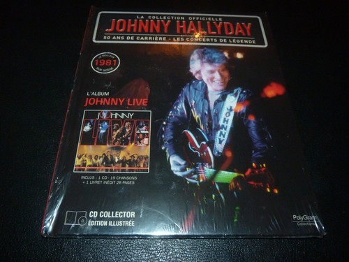 Livre neuf johnny - cd-livre, hallyday