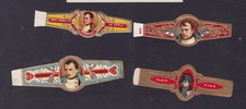 4 Antique Vitola Cigar Ring