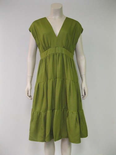 Derek lam green silk cocktail - silk,