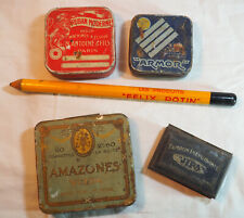 FELIX POTIN Metal Advertising Boxes & Pencil Lot