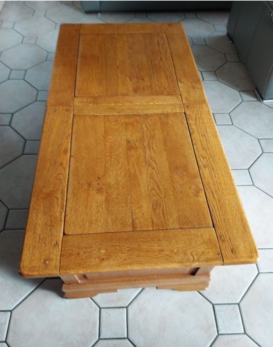 Table basse chêne massif - table,
