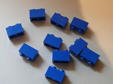 LEGO 10 Blue Bricks 1 x 2 / 10 Blue Bricks