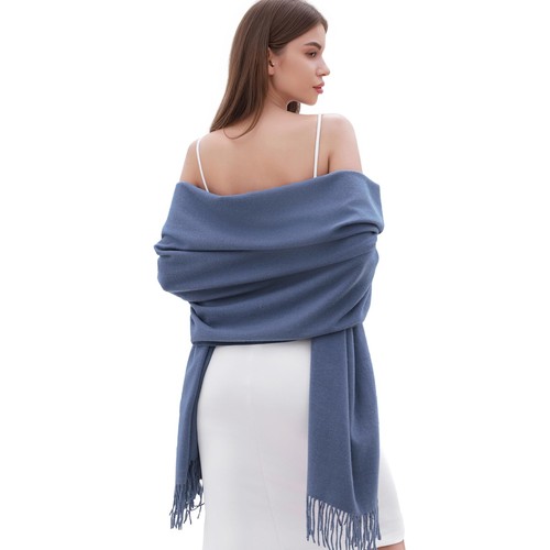Echarpe femme bleu - echarpe,