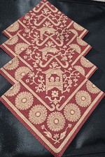 Beauville Table Napkins Set of 4 in Pagoda style Made In France 100% Cotton