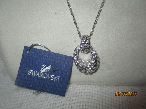 Collier swarovski argenté ras - collier,