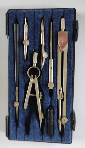 Boite compas ancien - compas,