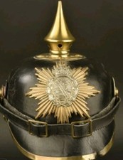 Casque à pointe saxon troupe 1895 Bel Etat