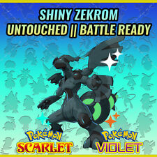 ✨ SHINY ZEKROM ⚡ INDIGO DISK ⚡ UNTOUCHED | BATTLE READY POKEMON SCARLET VIOLET ⚡