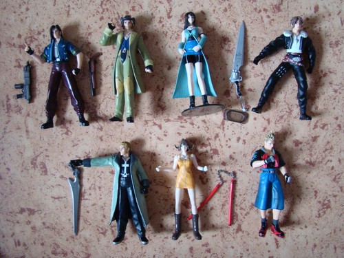 Lot figurines final fantasy - 7,