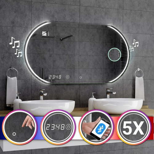 Miroir salle bain lumineux - miroir,