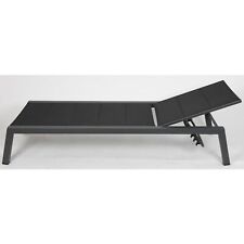 Chaise Longue Noire Jardin