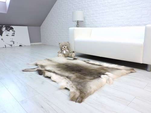 Véritable renne tapis - véritable,