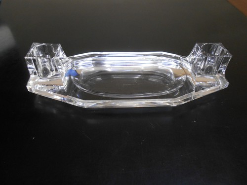 Ancien encrier double cristal