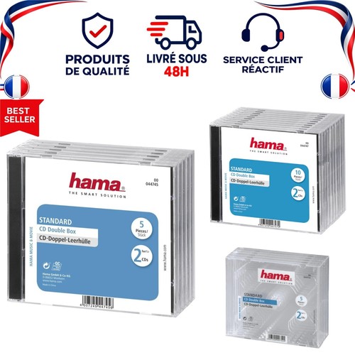 Hama boîtier double - cd,