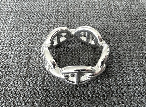 Bague hermes neuve argent - en,