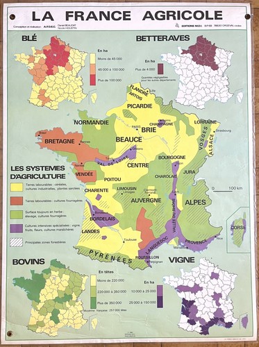 Ancienne carte scolaire - 🌏,