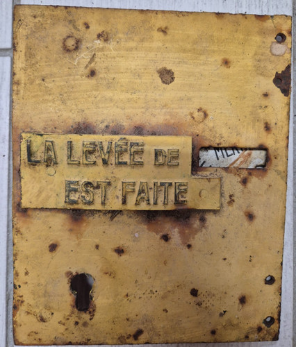 Porte boite aux lettres - aux, ptt