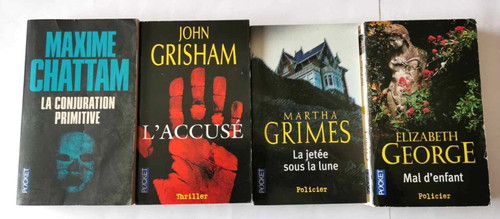Lot livres policier thriller - lot, 4