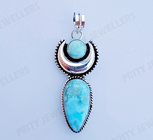 Pendentif pierre précieuse