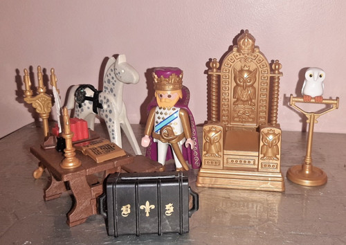 Playmobil roi avec trone - playmobil,