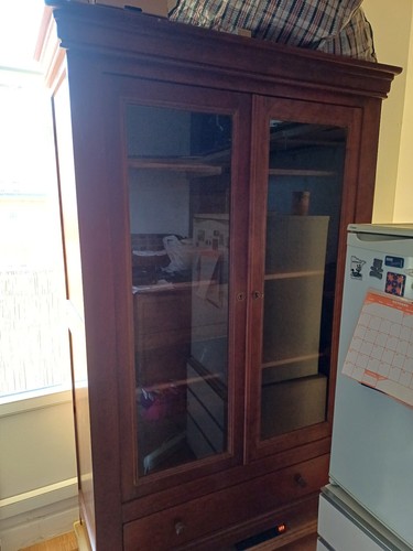 Vitrine ancienne bois - ancienne,