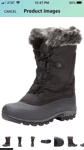 Womans kamik snow - snow, 6