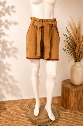 Short claudie pierlot cuir - short, de