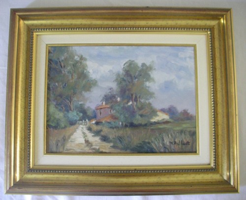 Huile hst mireille palluet - mireille,