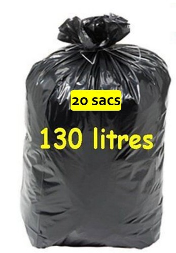 Lot sac poubelle 130 litres - 20,