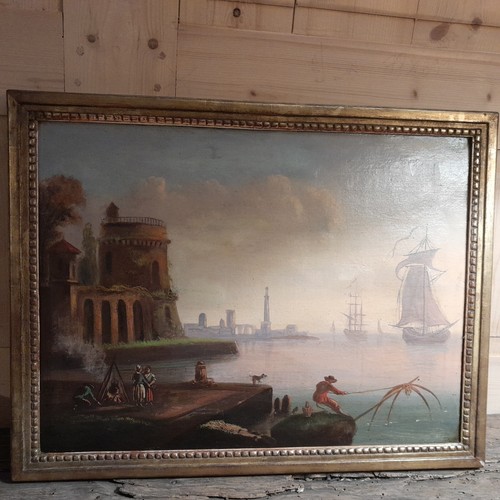 Peinture marine xviiieme - peinture,