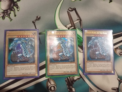 Lot trois dragon blanc aux - blanc,