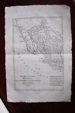 ✒ ca.1780 grande CARTE Etats Unis Mexique Nouveau Mexique Louisiane Floride