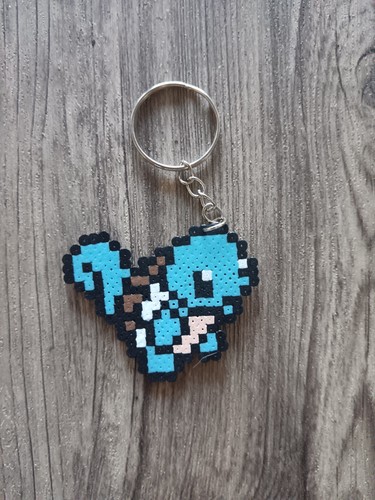 Pixel art carapuce - pixel, perles