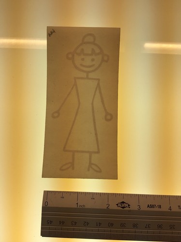 Sick figure woman mom - sick,