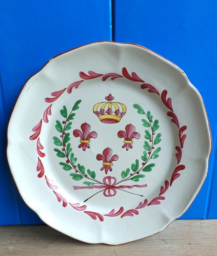 Assiette xixeme faïence - xixeme, les