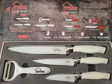 Couteaux cuisine céramique x3 + économe