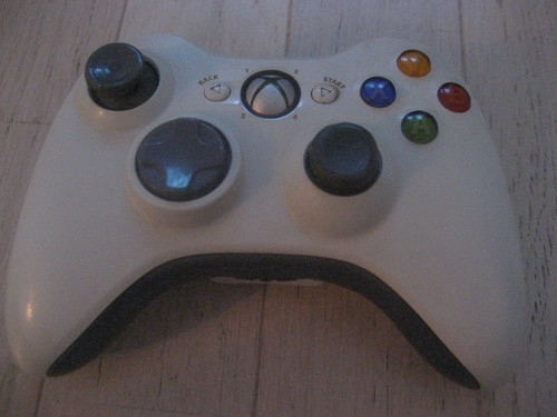 Manette xbox 360 blanche - xbox,