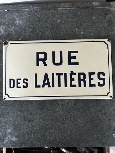 Ancienne plaque rue - plaque,