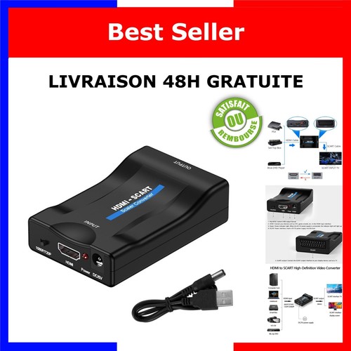Adaptateur hdmi vers péritel - adaptateur,
