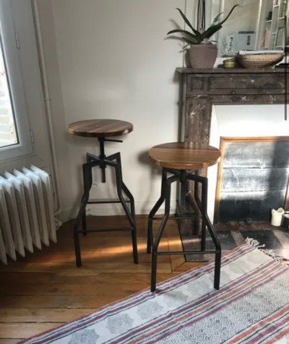 Tabouret industriel style - tabouret,